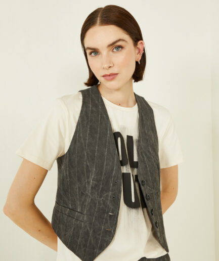 0252 Chaleco Gris