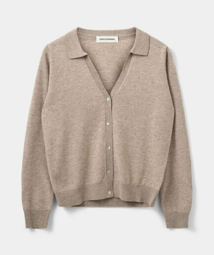 543 Cardigan Lana Brown Melange