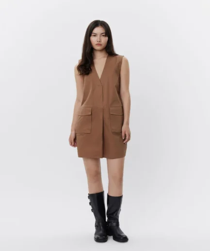 Vestido Baluna Camel