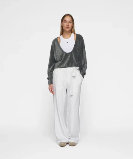 Deep neck Sweater Glitter