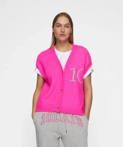 Knit Gilet Rosa