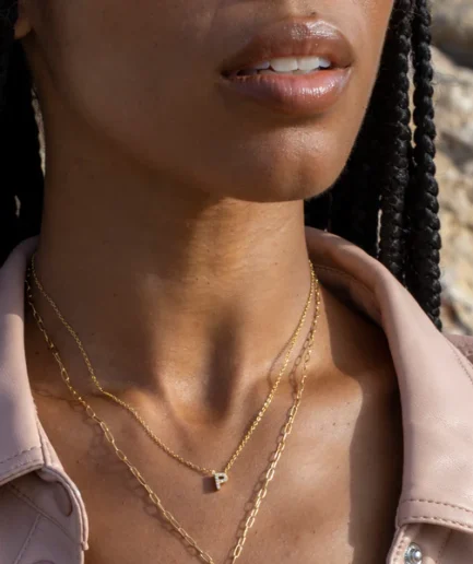 Collar Inicial Plateado