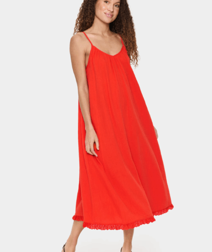 Katina Strap Dress Poinciana