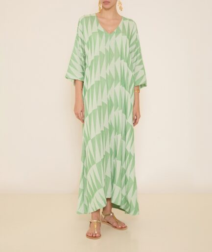 1035 Zakar Maxi Dress Green