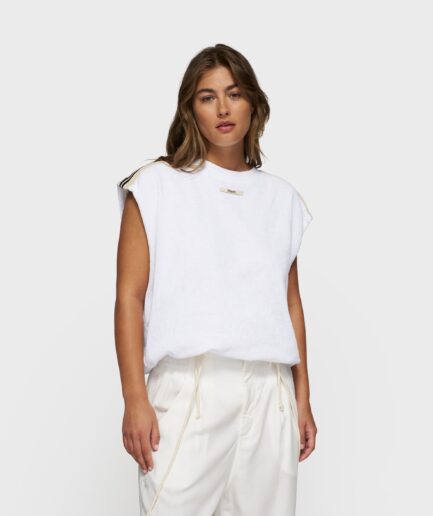 742 Mesh Baseball Tee 10 White
