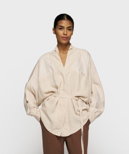 404 Kimono Blouse Tencel Light Earth