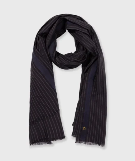 906 Scarf Pinstripe