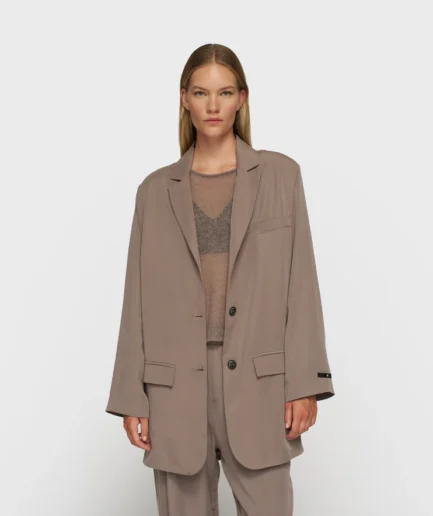 504 Long Flowy Blazer Lyocell