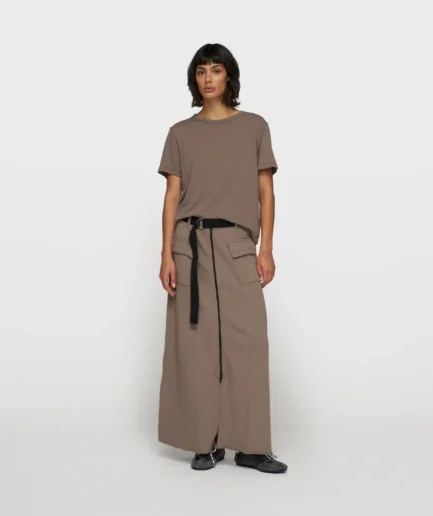 105 Belted Midi Skirt Fleece