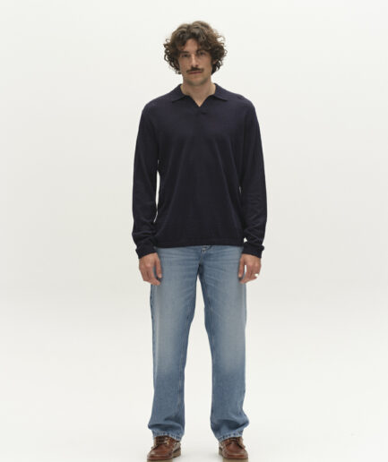 12050 Cross Dush LS Tejido Polo