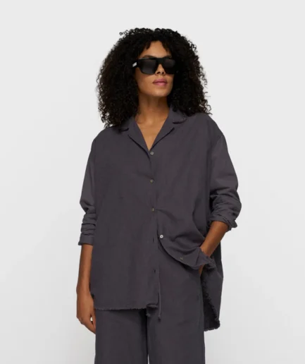 407 Cotton Linen Blouse