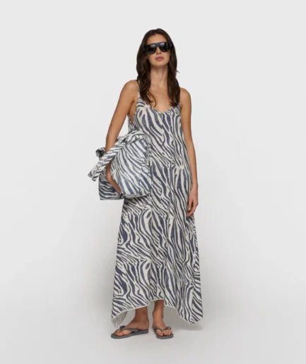 311 Strappy Dress Zebra