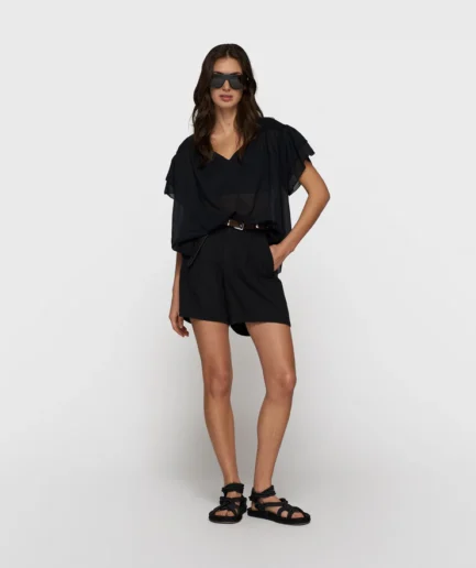 400 A-line ruffle top