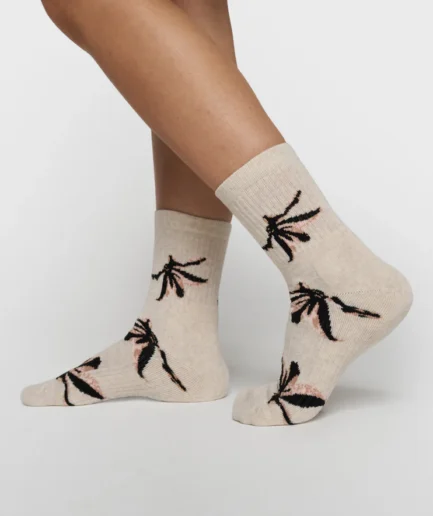 931 Socks All-over Flower